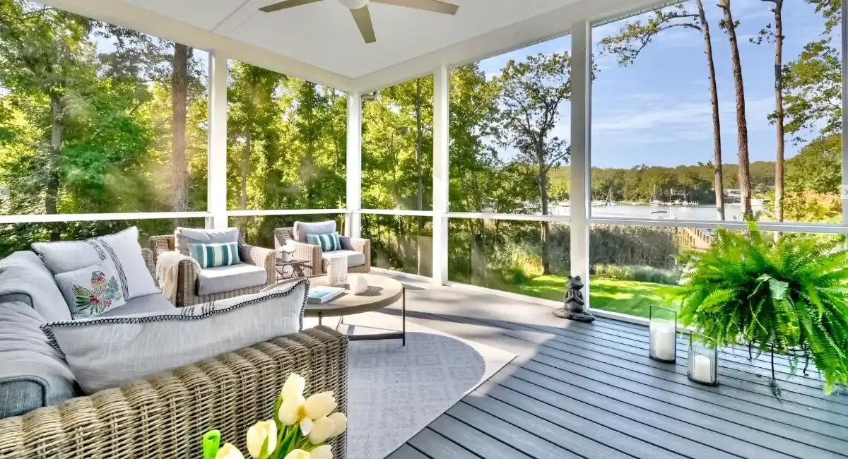 New Construction - Luxury Home on 1-Acre Waterfront Lot 8 Screened Porch 2 Waterfront homes for sale new construction Whitehall Building Mike Reible