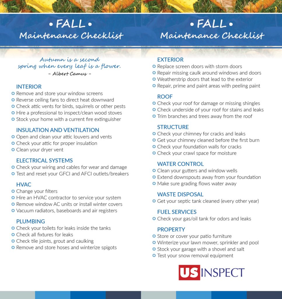 Is Your Home Ready for Winter? 1 Fall Home Maintenance Checklist
