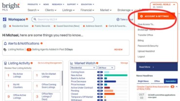 How to Transfer Bright MLS & Listings